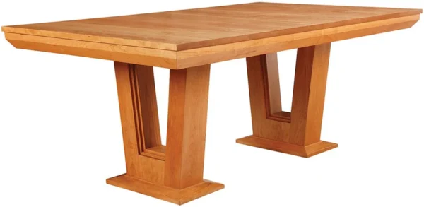 Highlands Pedestal Dining Table Wood - Image 2