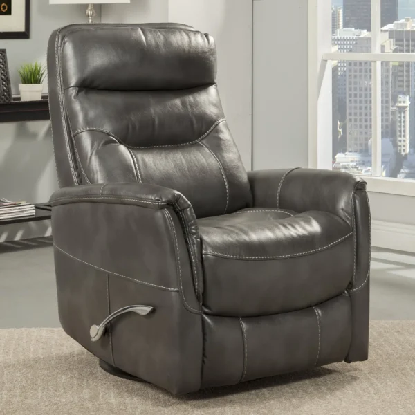 Transitional Swivel Glider Manual Recliner with Articulating Headrest - Image 3