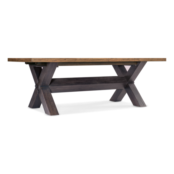 Big Sky Trestle Dining Table w/2-20in leaves