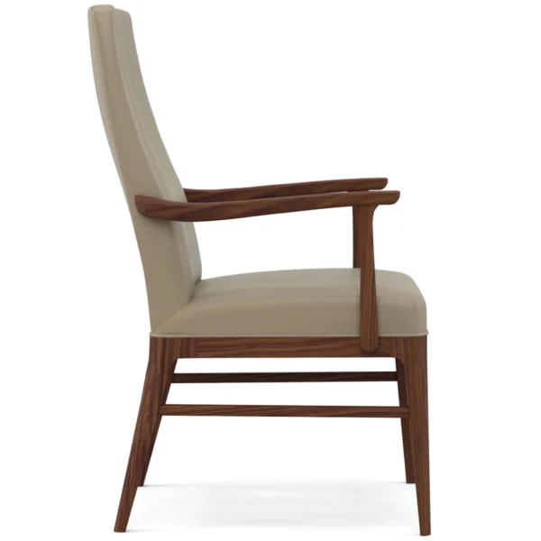 Walnut Grove Tall Upholstered Arm Chair - Image 3