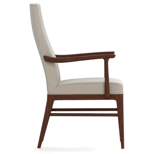 Walnut Grove Tall Upholstered Arm Chair - Image 2