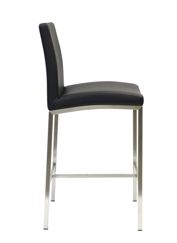 Frankie Black Counter Stool - Image 3