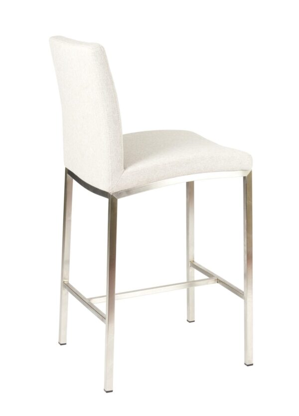 Frankie White Counter Stool - Image 2