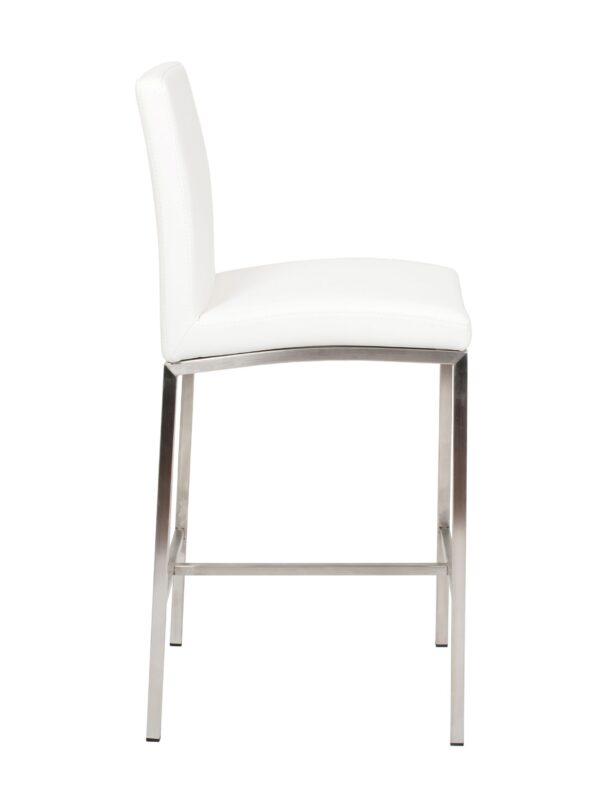 Frankie White Counter Stool - Image 5