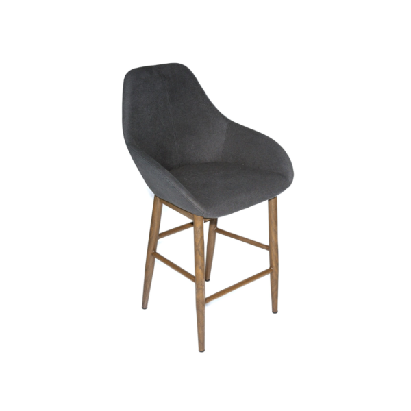 Fiona Graphite Counter Stool