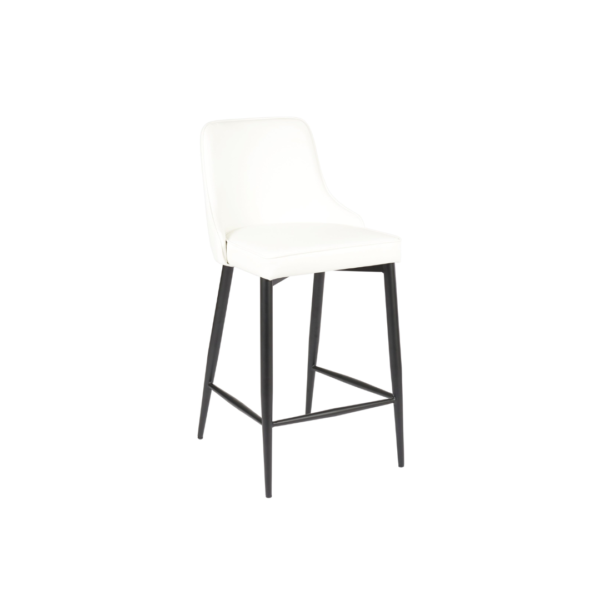 Flora White Counter Stool