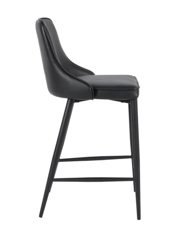 Flora  Black Counter Stool - Image 3