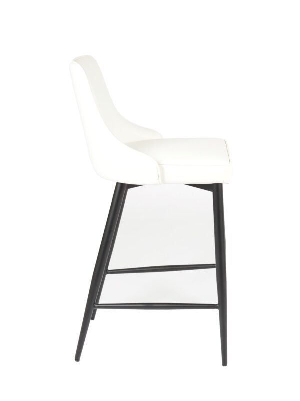 Flora White Counter Stool - Image 3