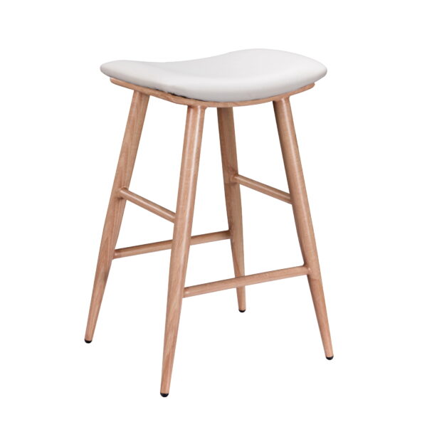 Freya White Counter Stool - Image 4