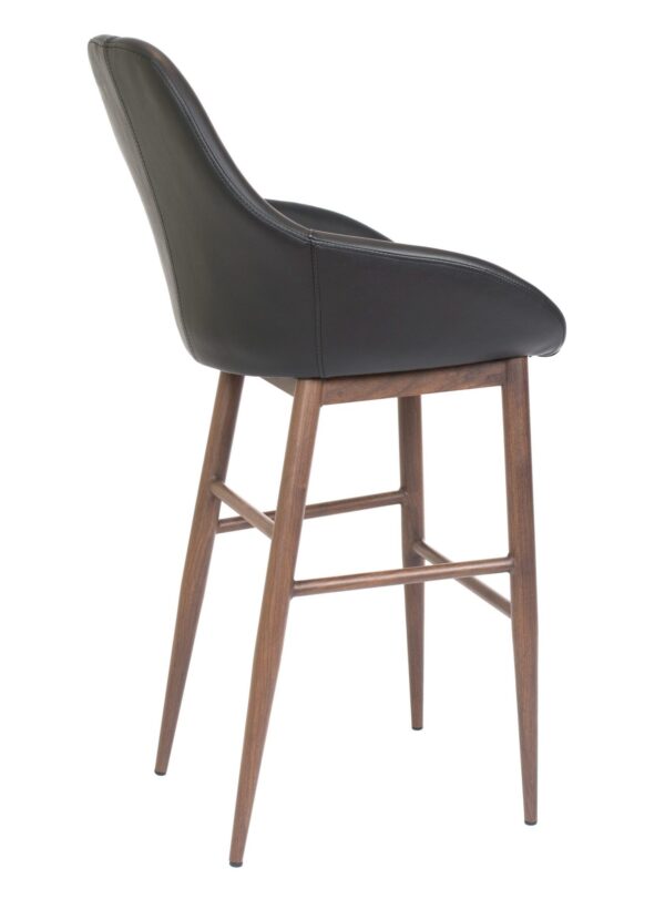 Fiona Black Counter Stool - Image 3