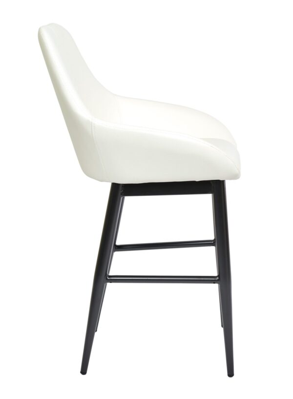 Fiona White Counter Stool - Image 3