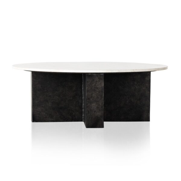 Terrell Round Coffee Table - Image 6