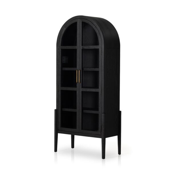 Tollero Cabinet in Drifted Matte Black - Image 3