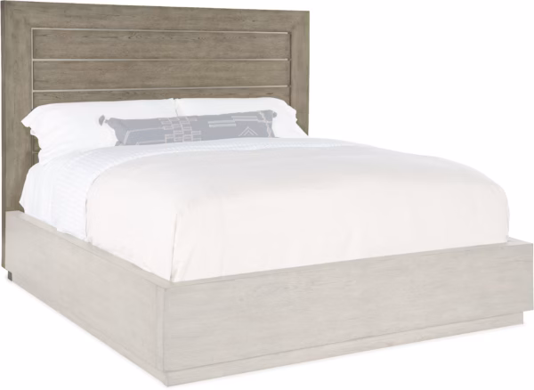 Bedroom Linville Falls Mill Ridge King Panel Bed - Image 4